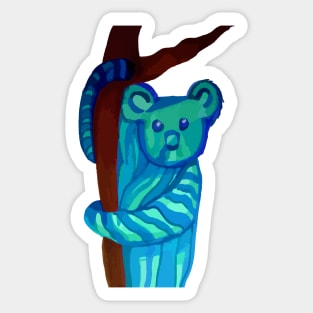 Blue koala Sticker